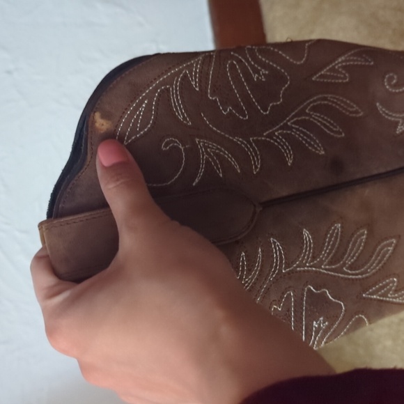 J.B Dillon Reserve Brown Western Cowgirl Festival Country Boots Size 8 - Picture 8 of 12